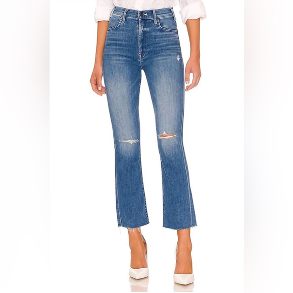 MOTHER Denim - Mother Hustler Ankle Fray Denim Jeans